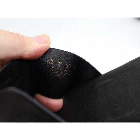 Franco Sarto Kesta Platform Sandals Slide Black Vegan Size 11 Chunky Cork Wedge - Picture 11 of 12